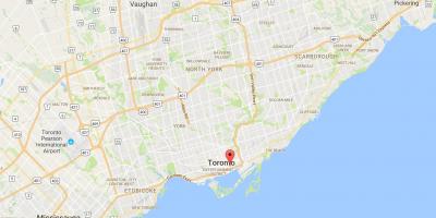 Harta St. Lawrence district Toronto