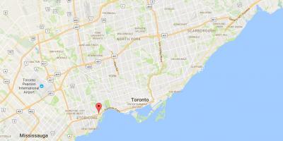 Harta Stonegate-Queensway district Toronto