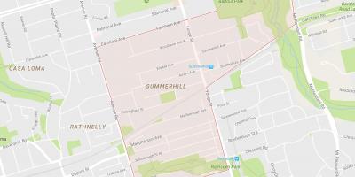 Harta Summerhill vecinătate Toronto