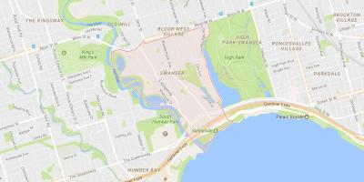 Harta Swansea vecinătate Toronto