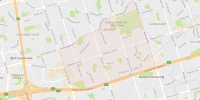 Harta Tam O ' shanter – Sullivan vecinătate Toronto