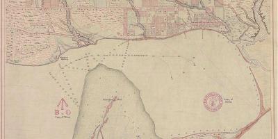 Harta de teren de York, Toronto 1787-1884