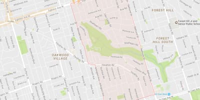Harta Tichester vecinătate Toronto
