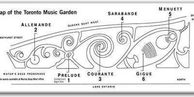 Harta Toronto Muzica Grădină