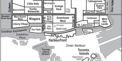 Harta Toronto Vecinătate ghid