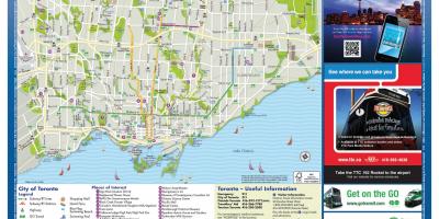 Harta de turism Toronto