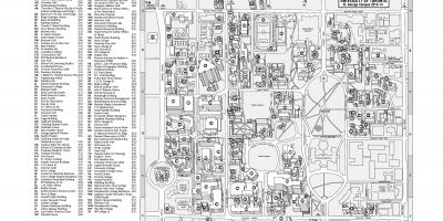 Harta de la universitatea din Toronto St Georges campus