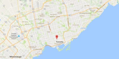Harta de la universitatea Toronto campus
