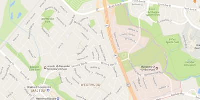 Harta de Vecinătate vecinătate Toronto