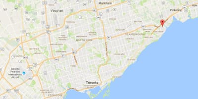 Harta de Vest Rouge district Toronto