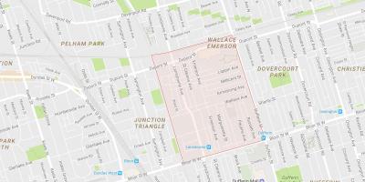 Harta Wallace Emerson vecinătate Toronto