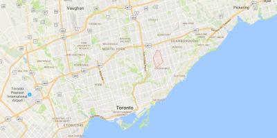 Harta Wexford district Toronto